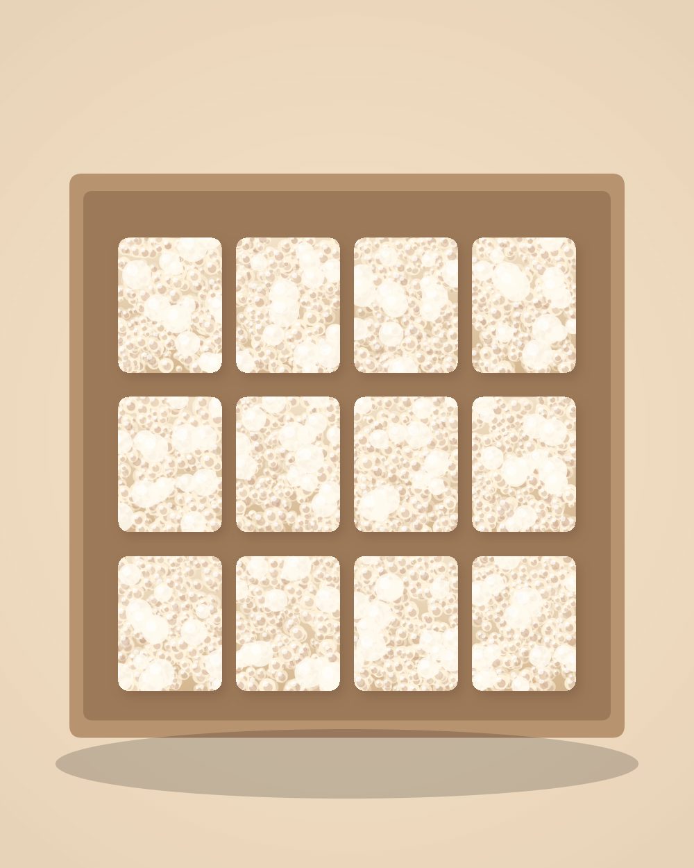 Small batch tray of rice krispies
